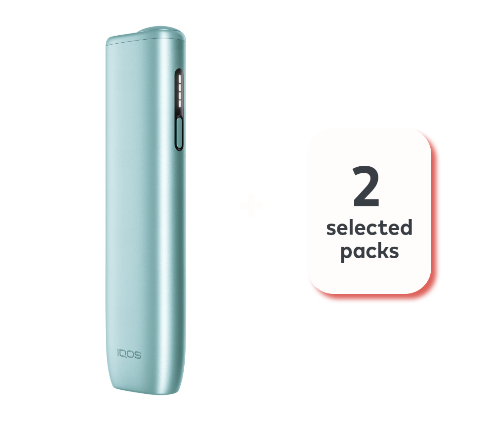 IQOS ILUMA ONE and 2 selected packs